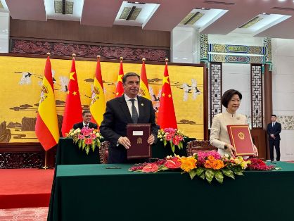 Hoy, en el marco del viaje oficial del presidente del Gobierno a China