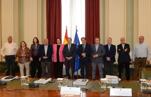 Hoy, en una reunión con las organizaciones profesionales agrarias