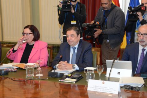 Hoy, en una reunión con las organizaciones profesionales agrarias