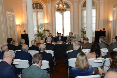 Hoy, en un coloquio en la Fundación Euroamérica