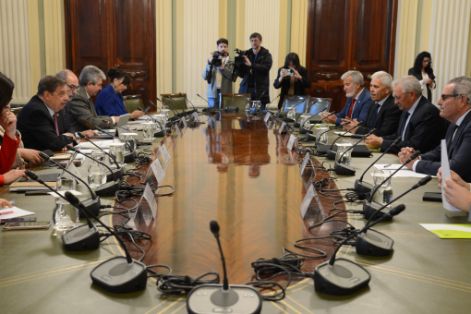 Hoy, en una reunión con Cooperativas Agro-alimentarias de España