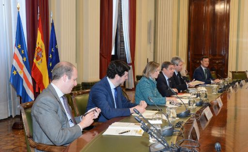 Reunión entre los ministros de Pesca Luis Planas y Jorge Santos