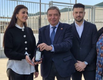 Hoy, en una visita a la almazara Simón Rosa y a la cooperativa Nuestra Madre del Sol, en la DOP Montoro-Adamuz 