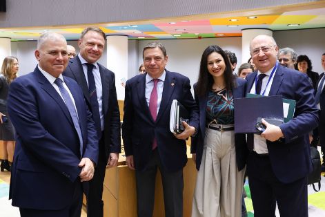 Hoy, en Bruselas, en el Consejo de Ministros de Agricultura de la UE