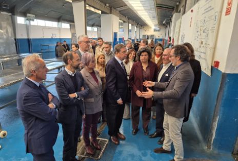 Hoy, en una reunión con la flota pesquera en Sanlúcar de Barrameda (Cádiz)