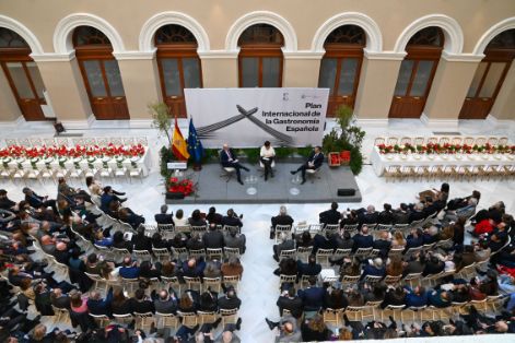 Hoy, en la presentación del Plan Internacional de la Gastronomía Española