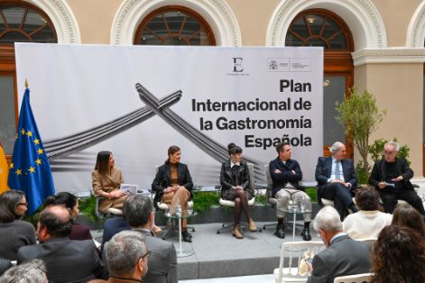 Hoy, en la presentación del Plan Internacional de la Gastronomía Española