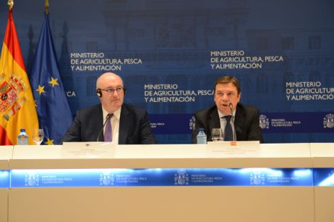 Hoy, tras la reunión mantenida con el comisario europeo de Agricultura y Desarrollo Rural, Phil Hogan 
