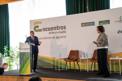 Hoy, en una jornada sobre cooperativismo agrario en Valladolid