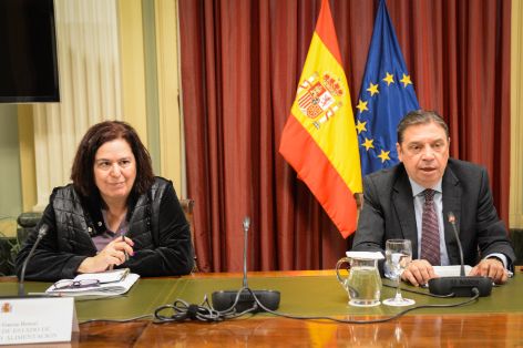 Hoy, en una reunión con ONG medioambientales