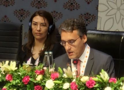 Hoy, en Hyderabad (India), en la reunión ministerial de Agricultura del G20