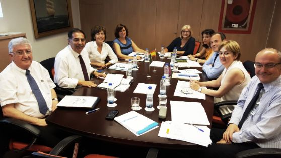 Hoy, en la sede de la Secretaría General de Pesca 