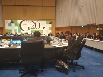 Hoy, en la reunión de los ministros de Agricultura del G 20 en Niigata (Japón) 