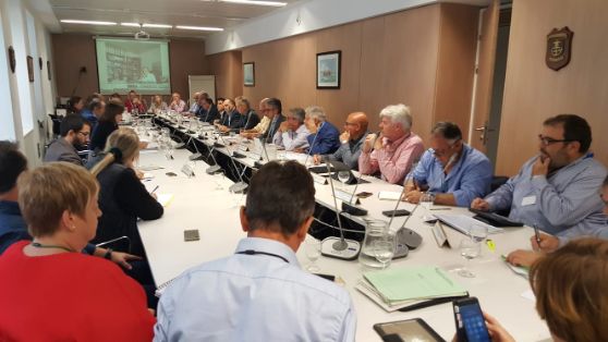 Hoy, la sede de la Secretaría General de Pesca 