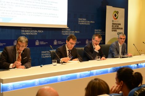 Hoy, en la sede del Ministerio 