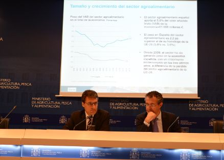 Hoy, en la sede del Ministerio 