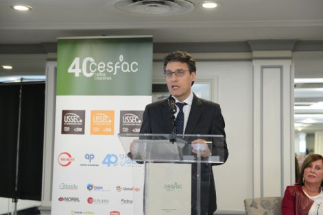 Hoy, en la clausura de la Asamblea de la Confederación Española de Fabricantes de Alimentos Compuestos para Animales (CESFAC) 