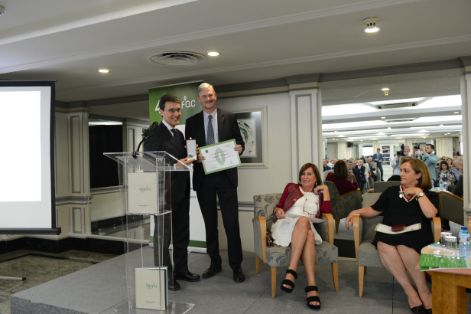 Hoy, en la clausura de la Asamblea de la Confederación Española de Fabricantes de Alimentos Compuestos para Animales (CESFAC) 