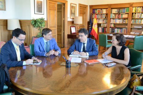 Hoy, en la sede del Ministerio 