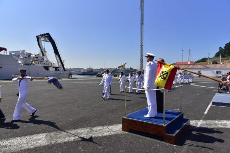 CEREMONIA EN LA ESTACIÓN NAVAL DE LA GRAÑA, EN FERROL