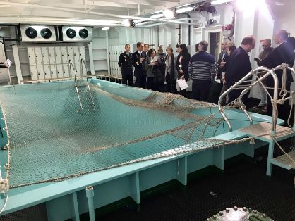 LA CAMPAÑA DE PRESENTACIÓN DEL BUQUE SE HA INICIADO EN EL PUERTO DE VIGO