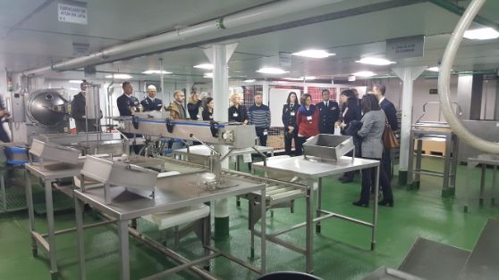 LA CAMPAÑA DE PRESENTACIÓN DEL BUQUE SE HA INICIADO EN EL PUERTO DE VIGO