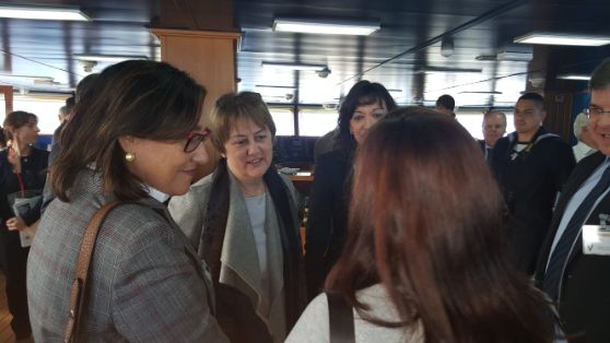 LA CAMPAÑA DE PRESENTACIÓN DEL BUQUE SE HA INICIADO EN EL PUERTO DE VIGO