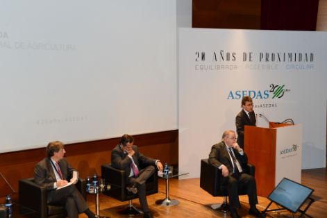 HOY, EN LA INAUGURACIÓN DEL ACTO CONMEMORATIVO DEL 20 ANIVERSARIO DE ASEDAS 