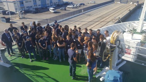 HOY, EN LA PRESENTACIÓN DEL CURSO INTERNACIONAL GEOTRACES, A BORDO DEL BUQUE ESCUELA DE COOPERACIÓN PESQUERA 