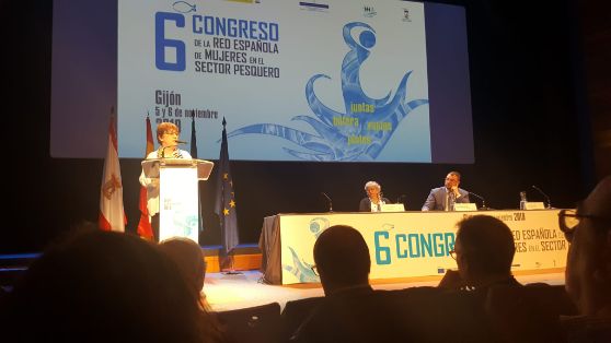 HOY, EN LA INAUGURACIÓN DEL 6º CONGRESO DE LA RED ESPAÑOLA DE MUJERES EN EL SECTOR PESQUERO