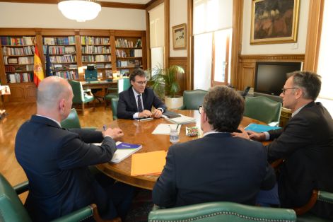 Hoy en la sede del Ministerio 