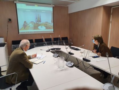 La secretaria general de Pesca se reúne con la consejera del Mar de Galicia