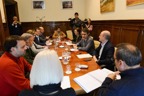 Hoy, en la sede del Ministerio del Ministerio de Agricultura, Pesca y Alimentación 
