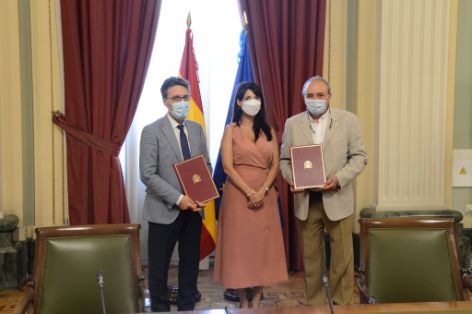 MEDIANTE SENDOS CONVENIOS SUSCRITOS CON LA RED ESPAÑOLA DE DESARROLLO RURAL Y LA RED ESTATAL DE DESARROLLO RURAL