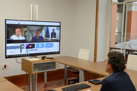 HOY, MEDIANTE VIDEOCONFERENCIA 