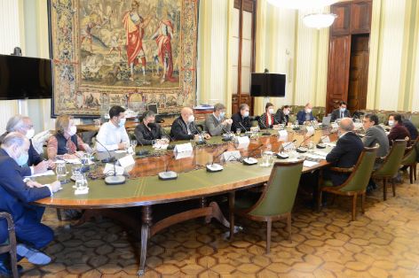 Hoy, en la sede del ministerio