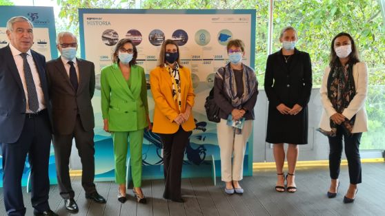 EN LA CONMEMORACIÓN DEL 35 ANIVERSARIO DE OPROMAR, EN MARÍN (PONTEVEDRA)