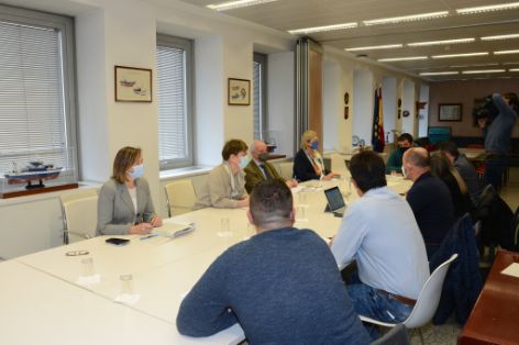 HOY EN LA SEDE DE LA SECRETARÍA GENERAL DE PESCA  