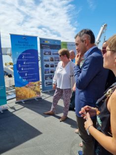 HOY, EN LA INAUGURACIÓN DE LAS ACTIVIDADES DEL BUQUE ESCUELA DE COOPERACIÓN PESQUERA INTERMARES, EN EL PUERTO DE ALICANTE 

