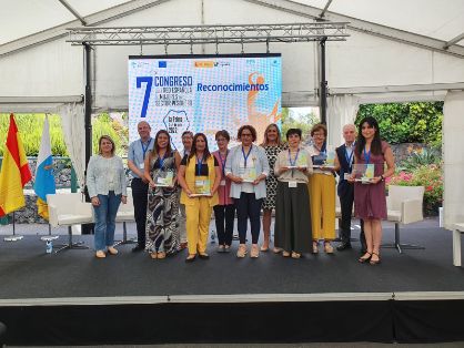 HOY, EN LA INAUGURACIÓN DEL 7º CONGRESO DE LA RED ESPAÑOLA DE MUJERES EN EL SECTOR PESQUERO, EN LA PALMA 