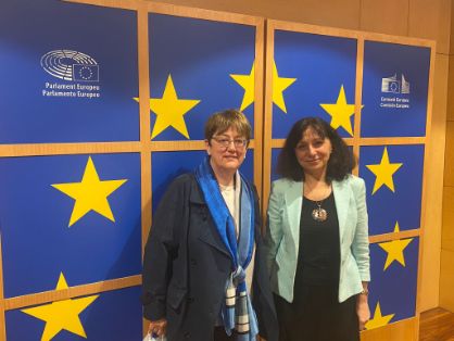 Hoy, en la Oficina de la Representación de la UE en Barcelona