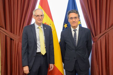 Hoy, en la sede del ministerio