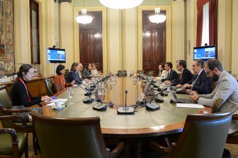 Hoy, en la sede del ministerio