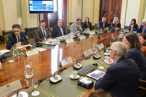 Hoy, en la sede del ministerio