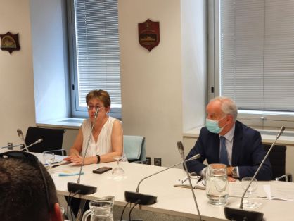 HOY, EN UNA REUNIÓN CON LA FEDERACIÓN NACIONAL DE COFRADÍAS DE PESCADORES Y CON PRESIDENTES DE LAS FEDERACIONES REGIONALES 