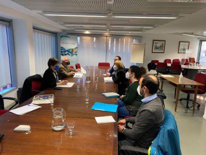 Hoy, en la sede de la Secretaría General de Pesca 