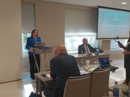 Hoy, en la inauguración de la Asamblea General de Apromar