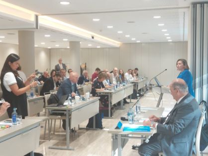 Hoy, en la inauguración de la Asamblea General de Apromar