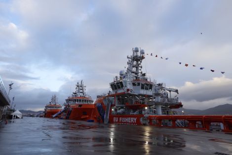 Hoy, en  Vigo, en la Agencia Europea de Control de Pesca (EFCA) 