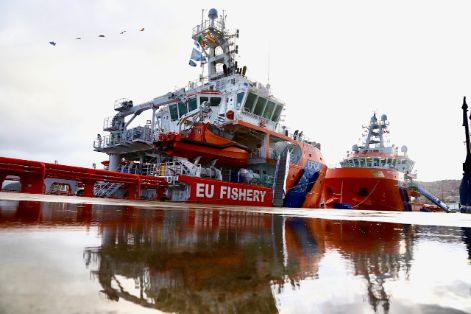 Hoy, en  Vigo, en la Agencia Europea de Control de Pesca (EFCA) 